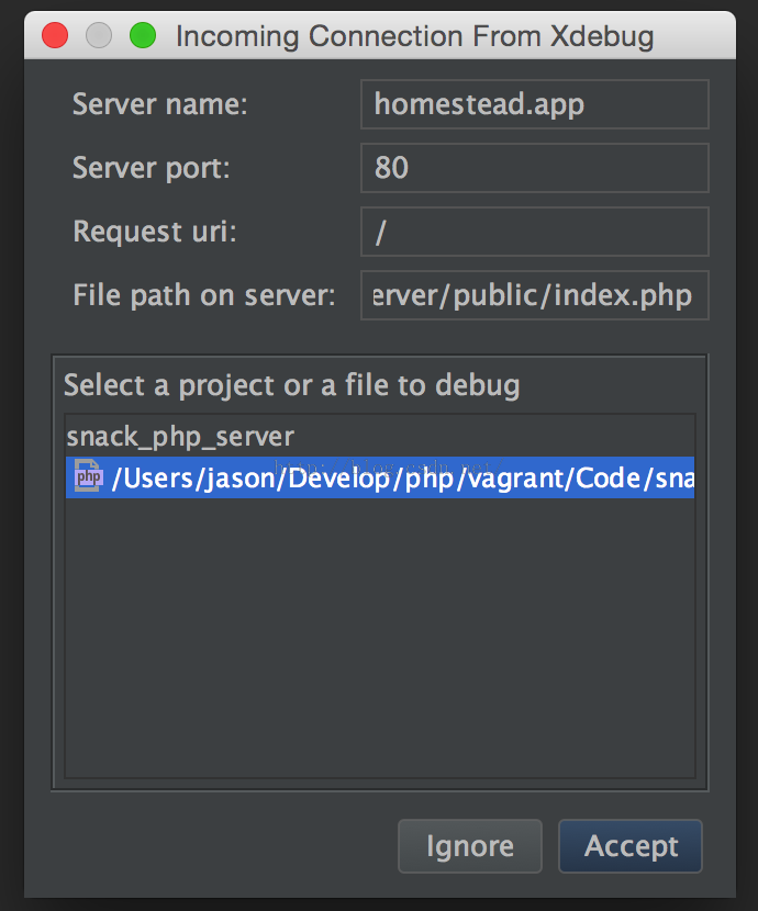 Laravel 配置 PhpStorm + Xdebug + Chrome 设置 Debug 环境 Laravel 配置 PhpStorm + Xdebug + Chrome 设置 Debug 环境