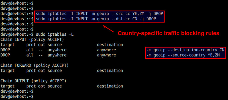 如何在 Linux 中根据国家位置来阻断网络流量 如何在 Linux 中根据国家位置来阻断网络流量