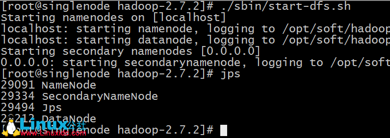 Hadoop2.7.2 集群搭建详解(单机) Hadoop2.7.2 集群搭建详解(单机)