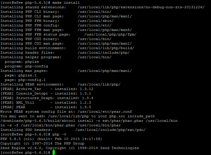 CentOS 7 源码编译安装 PHP5.6 和 Nginx1.7.9 及 MySQL( 搭建 LNMP 环境) CentOS 7 源码编译安装 PHP5.6 和 Nginx1.7.9 及 MySQL(搭建 LNMP 环境)