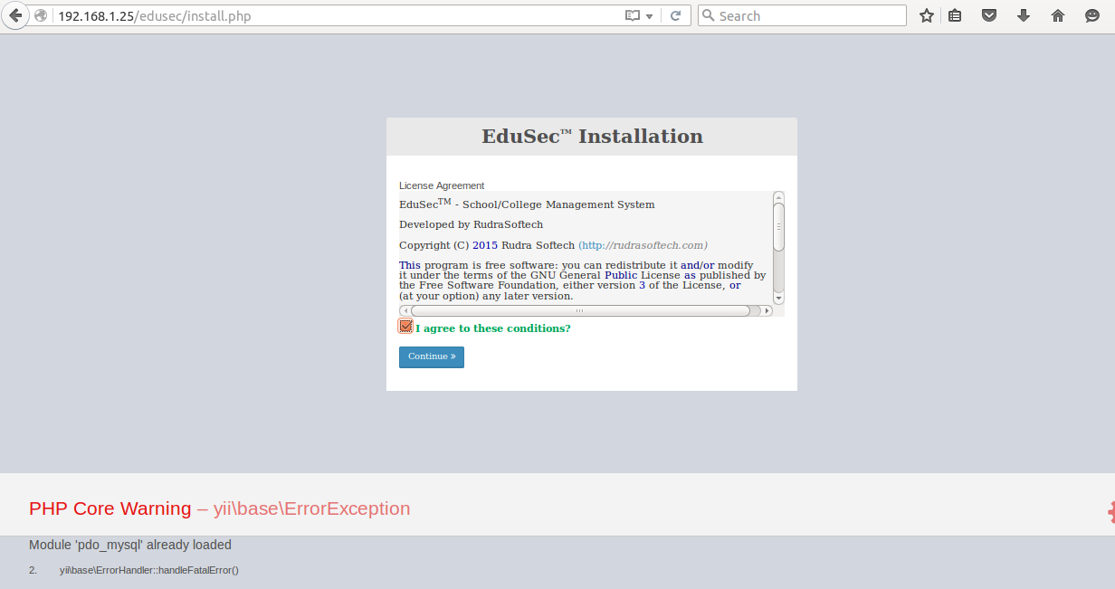Linux Mint 17 上安装 Edusec 高校管理系统 Linux Mint 17 上安装 Edusec 高校管理系统