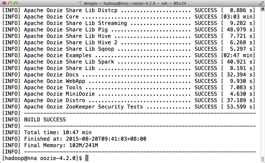 高可用 Hadoop 平台-Oozie 工作流 高可用 Hadoop 平台-Oozie 工作流