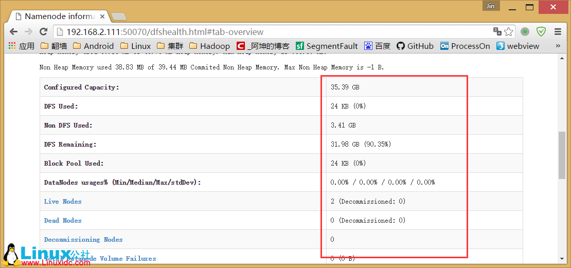 Hadoop2.7.2 集群搭建详解(三台) Hadoop2.7.2 集群搭建详解(三台)