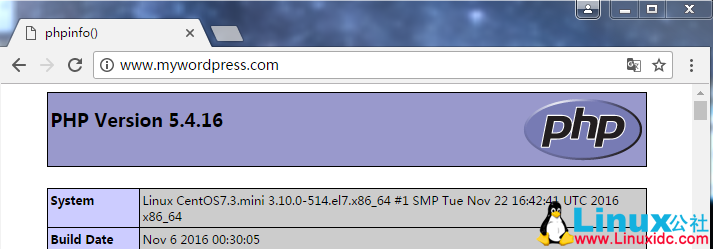 CentOS 7.3 下配置 LAMP 实现 WordPress CentOS 7.3 下配置 LAMP 实现 WordPress