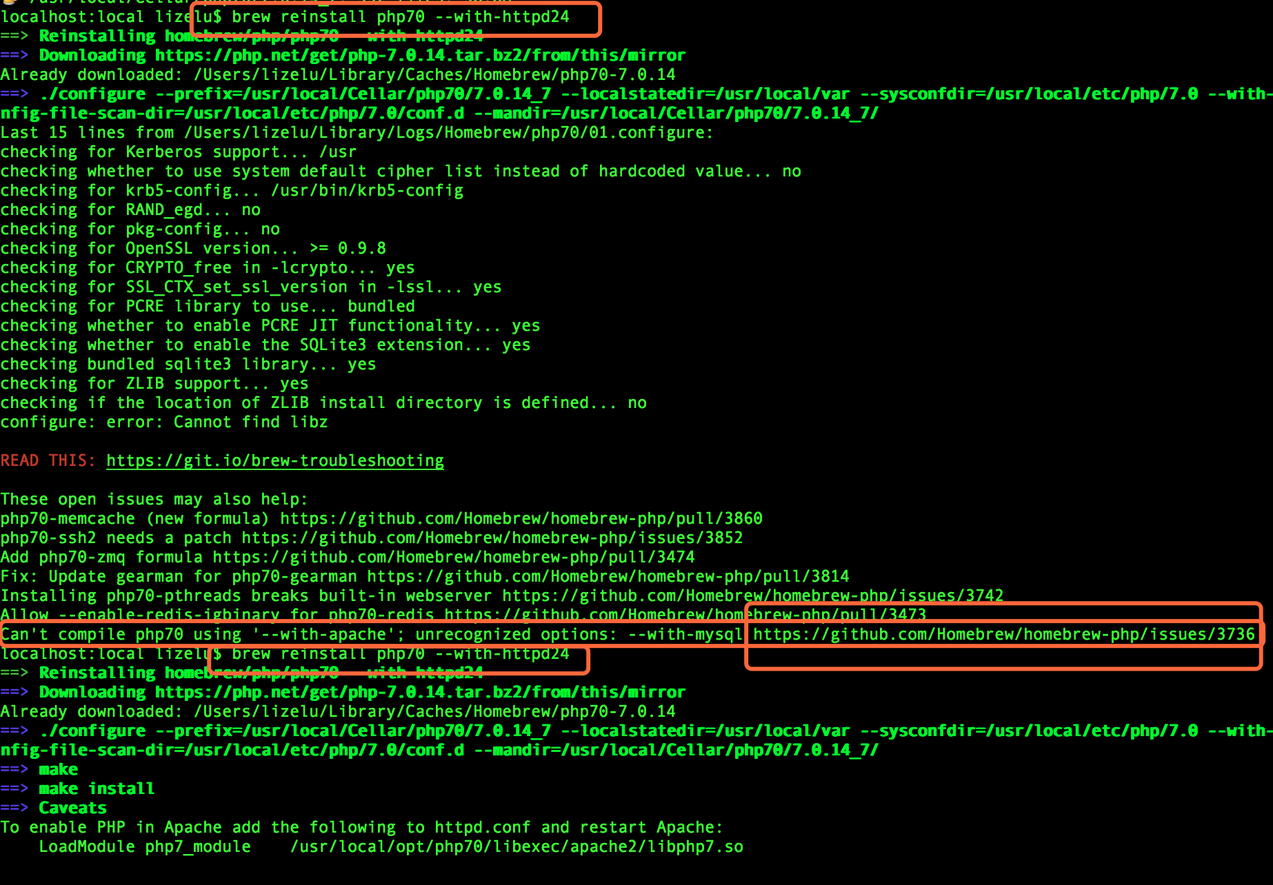 macOS Sierra 安装 Apache2.4+PHP7.0+MySQL5.7.16 macOS Sierra 安装 Apache2.4+PHP7.0+MySQL5.7.16