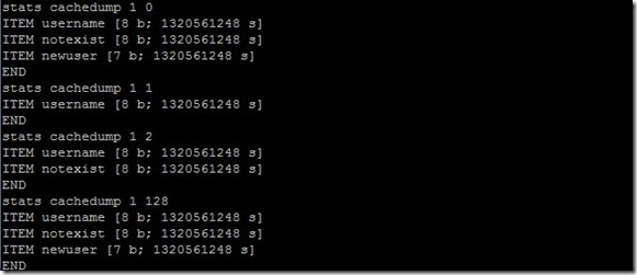 memcache 启动以及 telnet 命令详解 memcache 启动以及 telnet 命令详解