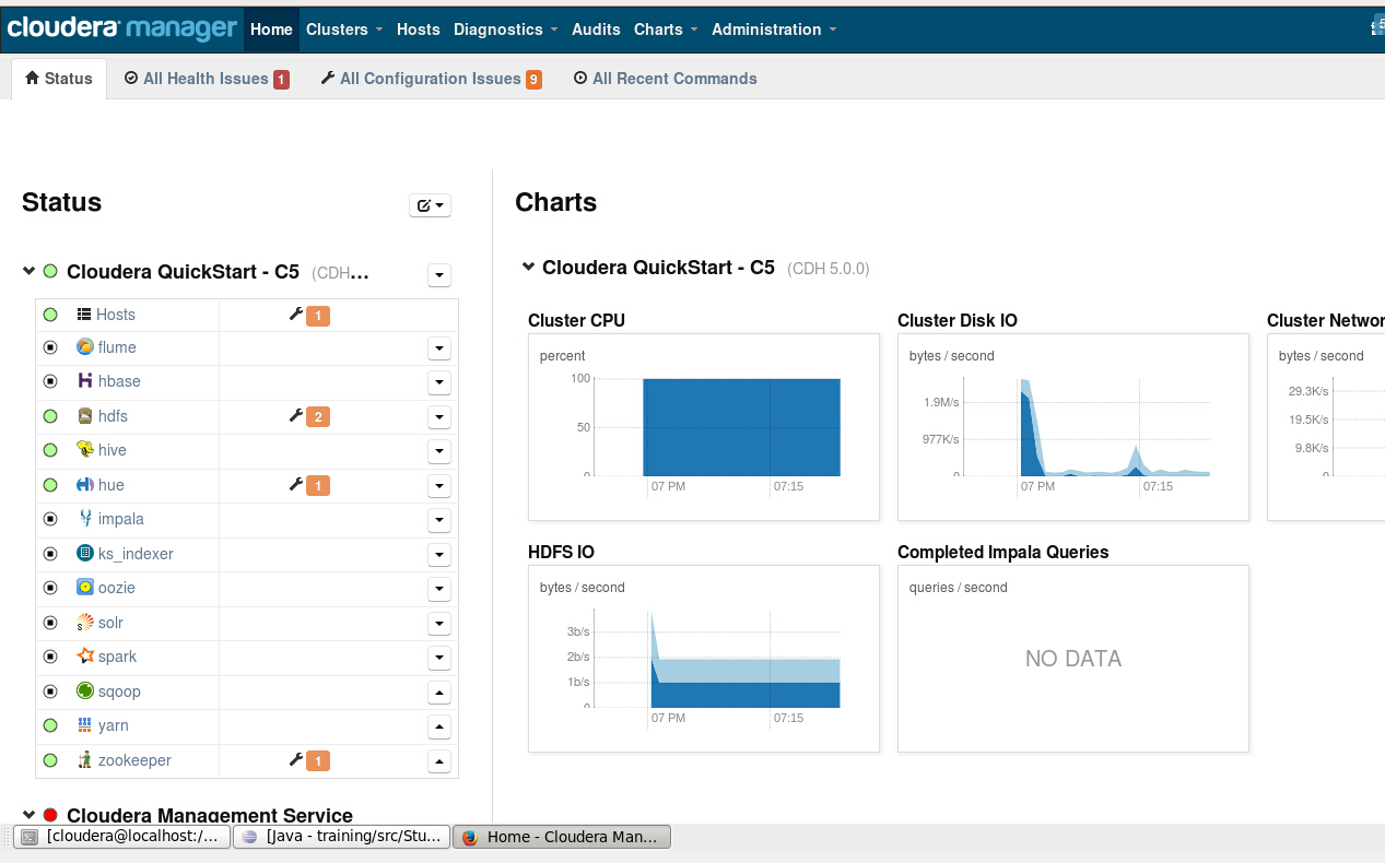 使用 Cloudera QuickStart VM 无配置快速部署 Hadoop 应用 使用 Cloudera QuickStart VM 无配置快速部署 Hadoop 应用
