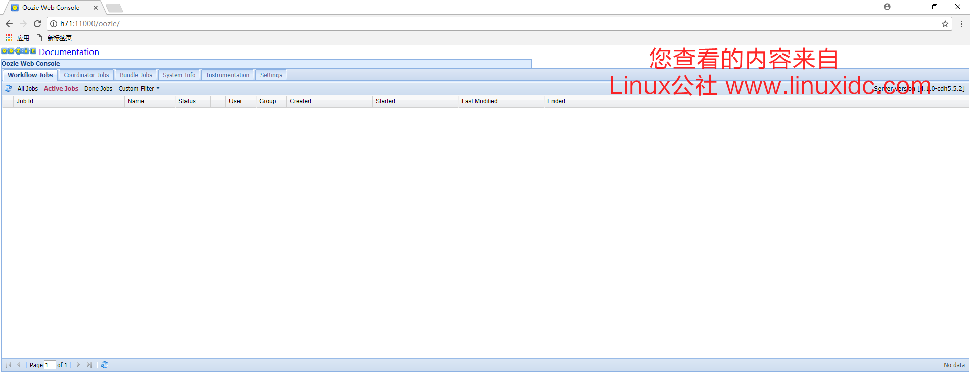 Oozie-4.1.0-CDH5.5.2 安装部署