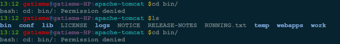 <code>cd</code> 没有权限 