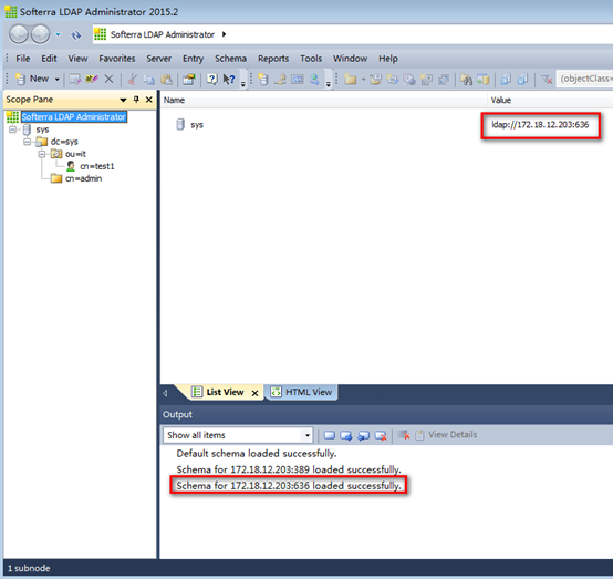 OpenLDAP 配置 TLS 加密传输