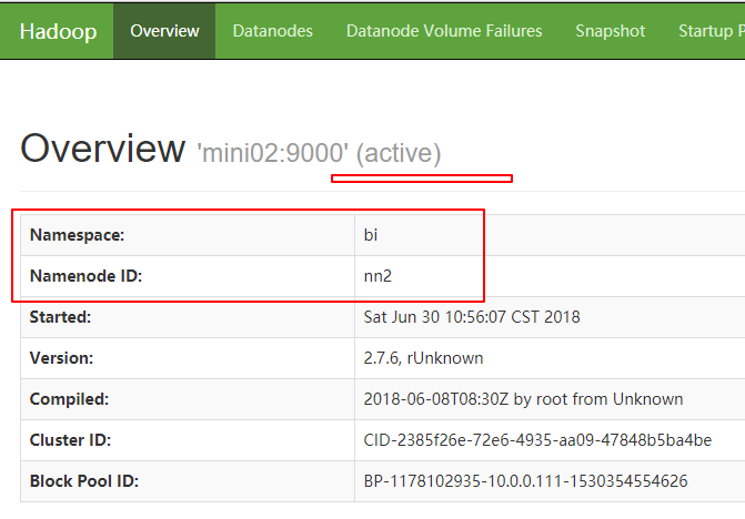 CentOS 搭建 HA 高可用 Hadoop 2.7.6 集群 CentOS 搭建 HA 高可用 Hadoop 2.7.6 集群