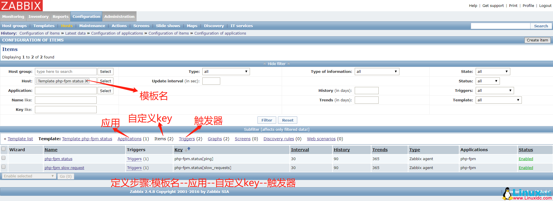 Zabbix 监控 Nginx、PHP 和 Memcached 状态 Zabbix 监控 Nginx、PHP 和 Memcached 状态