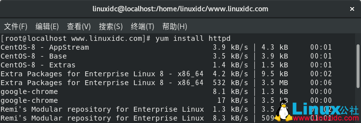 5 分钟学会在 CentOS 8 上安装 Apache 5 分钟学会在 CentOS 8 上安装 Apache