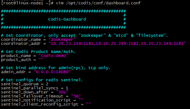 CentOS 6.5 下搭建 Codis3.1 集群详解 CentOS 6.5 下搭建 Codis3.1 集群详解