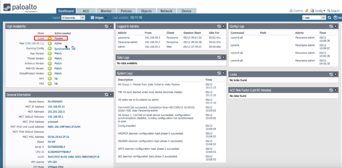 迁移 PaloAlto HA 高可用防火墙到 Panorama 迁移 PaloAlto HA 高可用防火墙到 Panorama