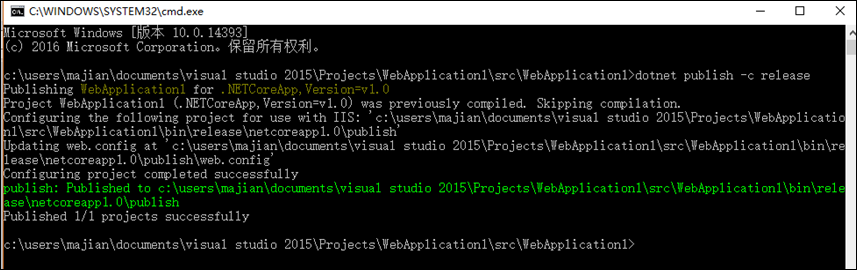 将 ASP.NET Core 应用程序部署至生产环境中（CentOS7）
