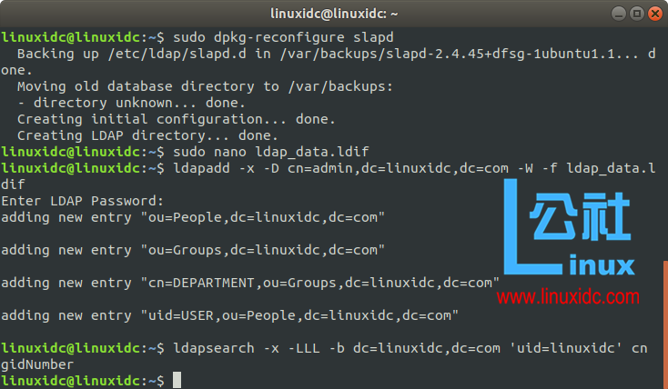 如何在 Ubuntu 18.04 上安装 OpenLDAP 如何在 Ubuntu 18.04 上安装 OpenLDAP