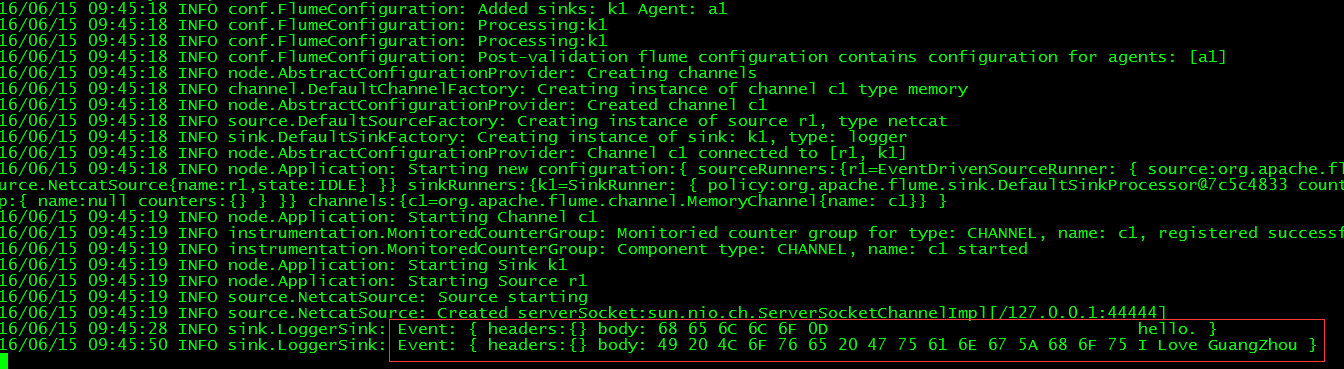 Flume 安装及简单部署 Flume 安装及简单部署
