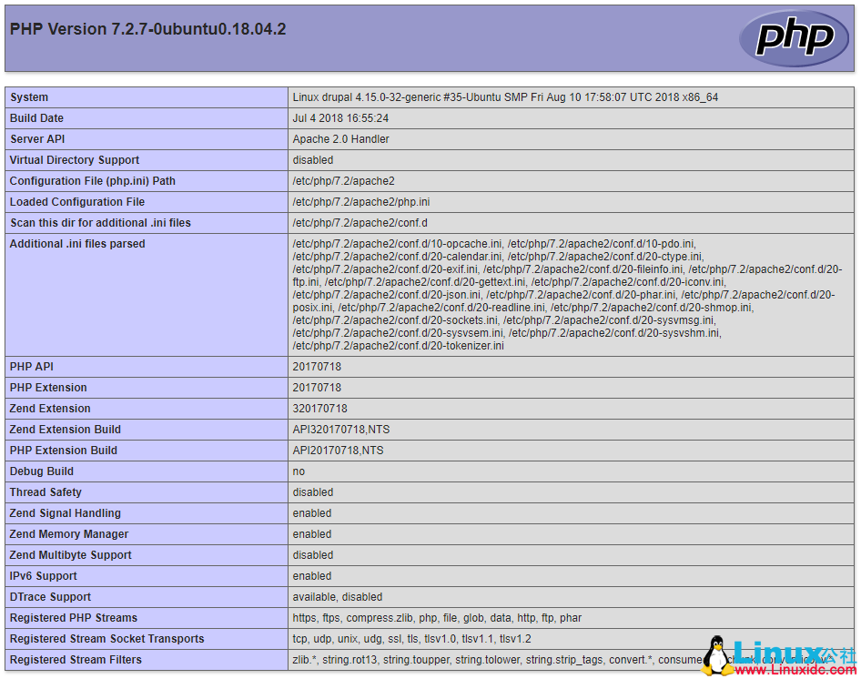 Ubuntu 18.04 上安装 LAMP 完整过程图文详解 Ubuntu 18.04 上安装 LAMP 完整过程图文详解