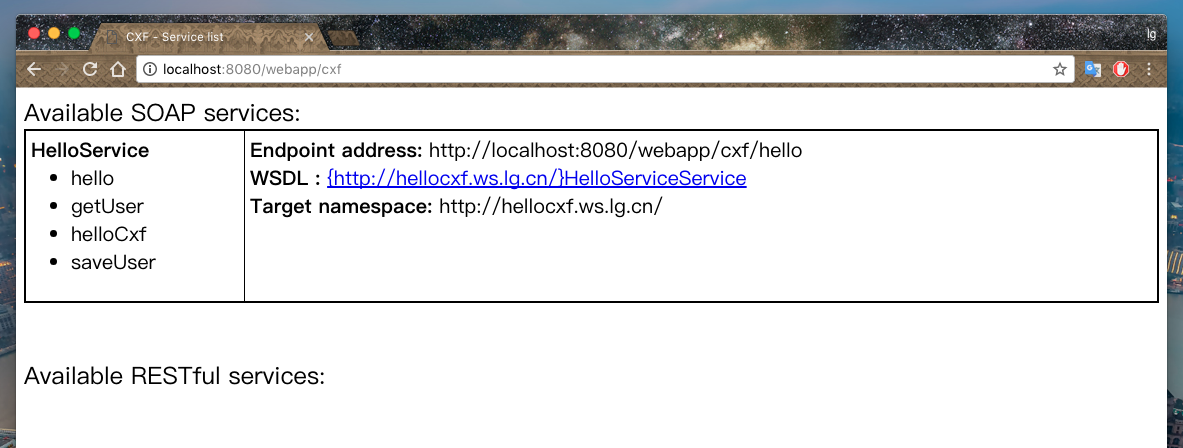使用 Spring 和 Tomcat 发布 CXF WebService 使用 Spring 和 Tomcat 发布 CXF WebService
