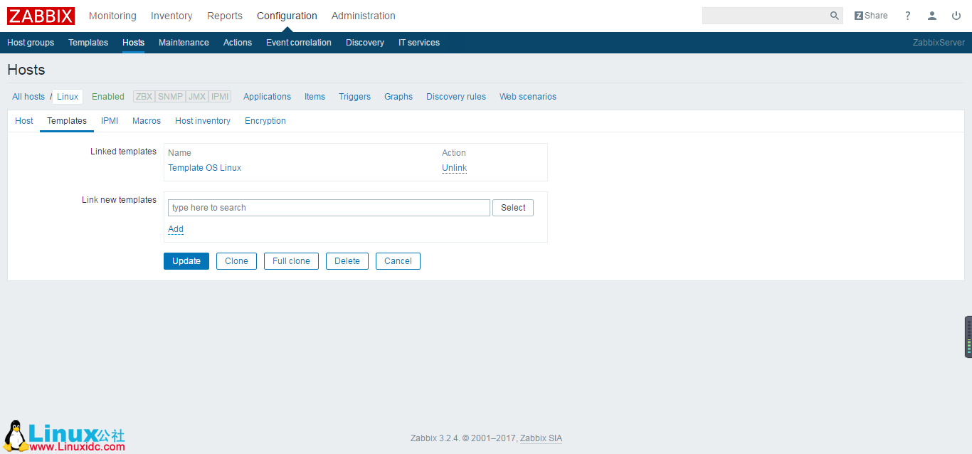 CentOS 7.2 下搭建 Zabbix 3.2 实践图解教程 CentOS 7.2 下搭建 Zabbix 3.2 实践图解教程