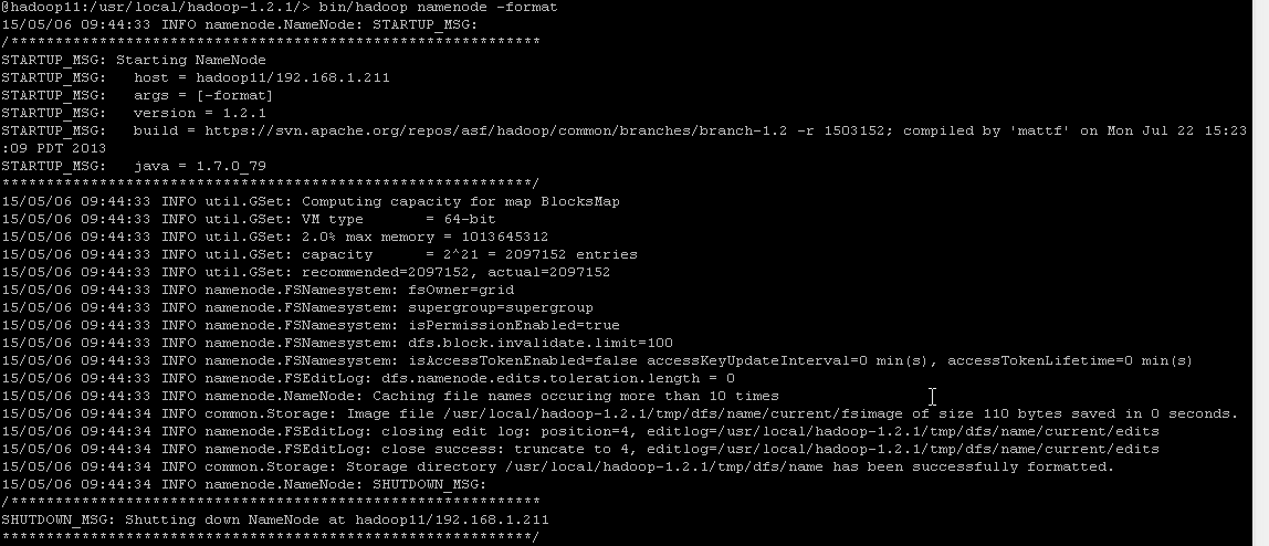 Hadoop1.x 与 2.x 安装笔记 Hadoop1.x 与 2.x 安装笔记