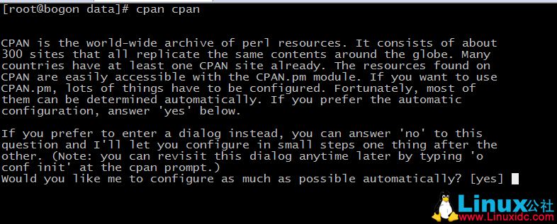 CentOS 中简单配置 Perl 中的 CPAN CentOS 中简单配置 Perl 中的 CPAN