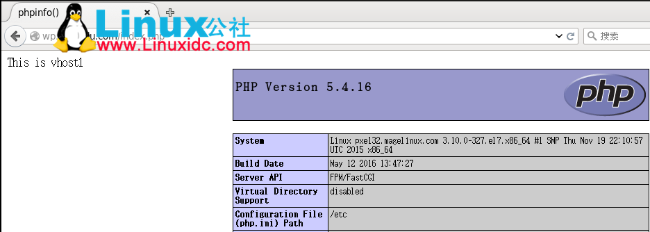 CentOS 7 部署 LAMP+xcache（php-fpm 模式）