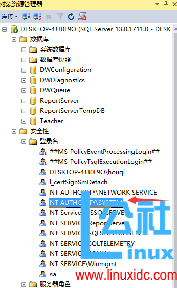 异常详细信息: System.Data.SqlClient.SqlException: 用户'NT AUTHORITY\IUSR'登录失败解决办法
