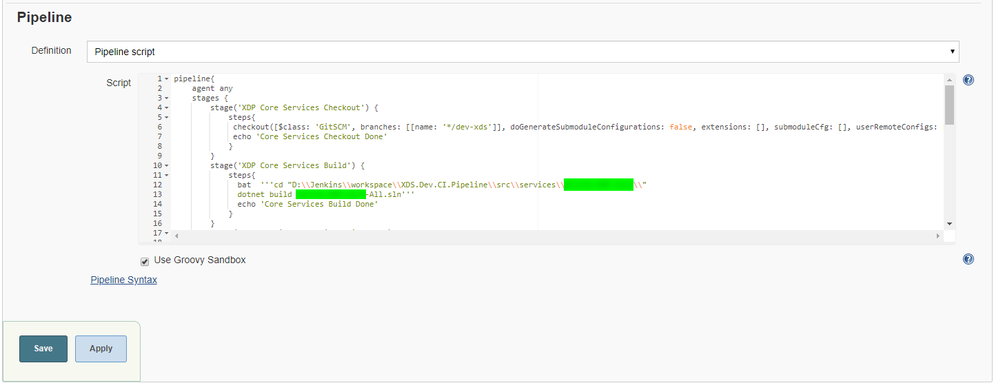 基于 Jenkins Pipeline 的 ASP.NET Core 持续集成实践