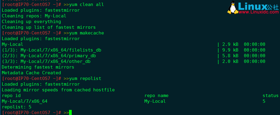 搭建基于 http 的本地 yum 源服务器 搭建基于 http 的本地 yum 源服务器