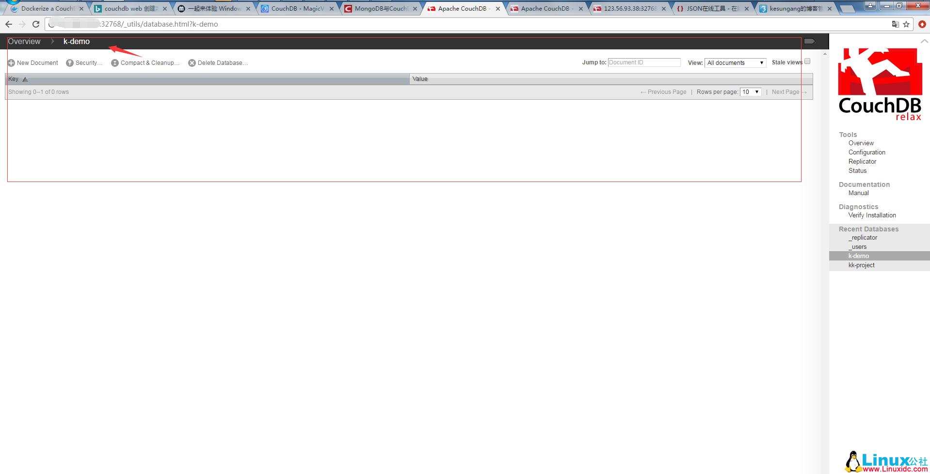 Docker 中 CouchDB 安装配置图解
