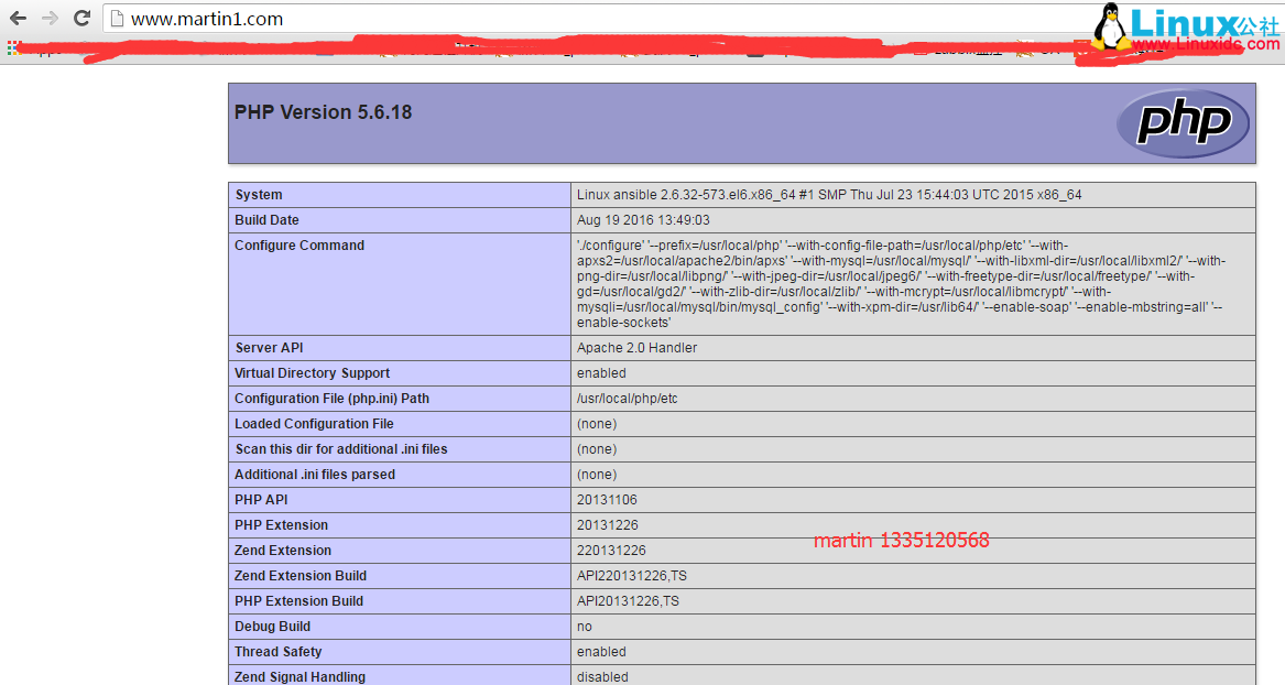 Apache 运维架构之 Apache+PHP