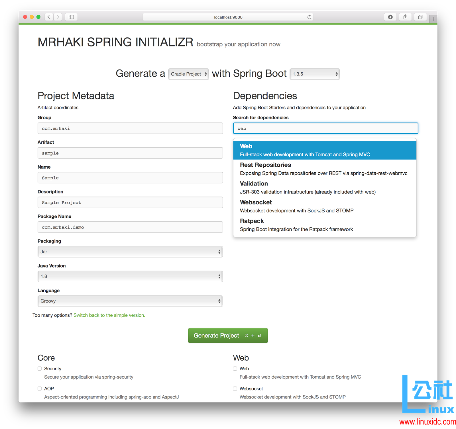 搭建自己的 Spring Initializr 服务器 搭建自己的 Spring Initializr 服务器