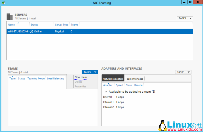Windows Server 2012 NIC Teaming 介绍及注意事项 Windows Server 2012 NIC Teaming 介绍及注意事项