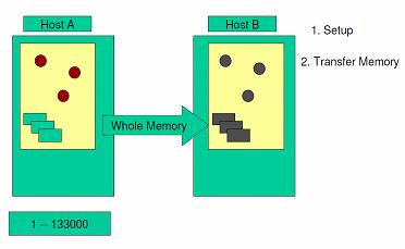 图 2. 内存镜像复制示意图