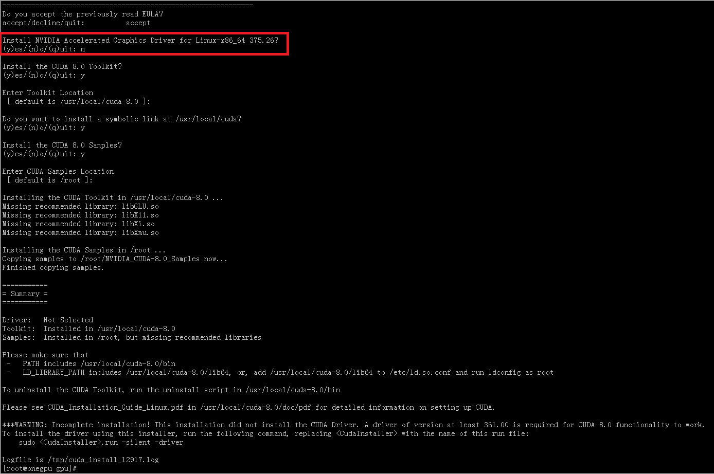 CentOS 集成 GTX-1080Ti 显卡搭建深度学习环境全过程 CentOS 集成 GTX-1080Ti 显卡搭建深度学习环境全过程