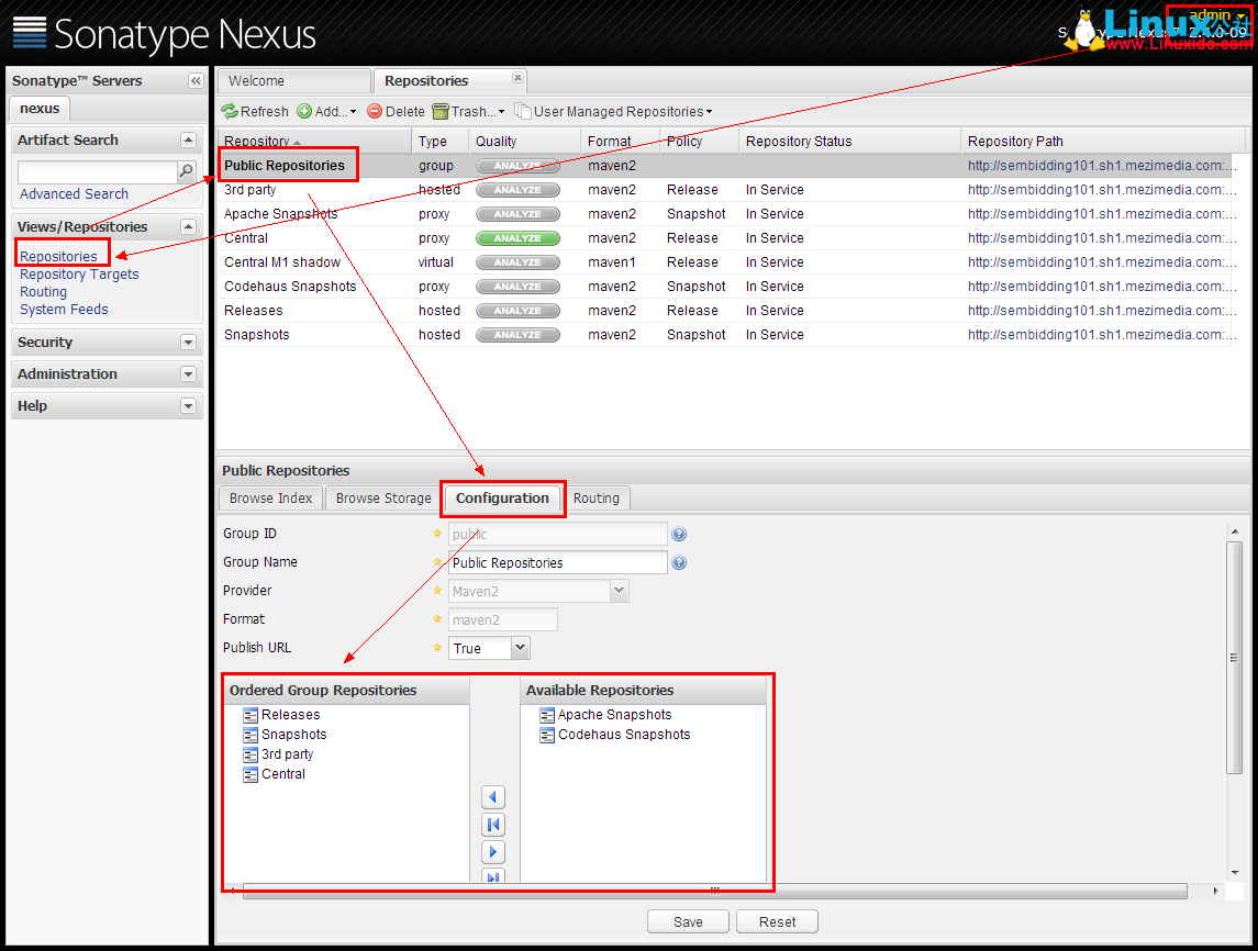 Linux 下使用 Nexus 搭建 Maven 私服详解