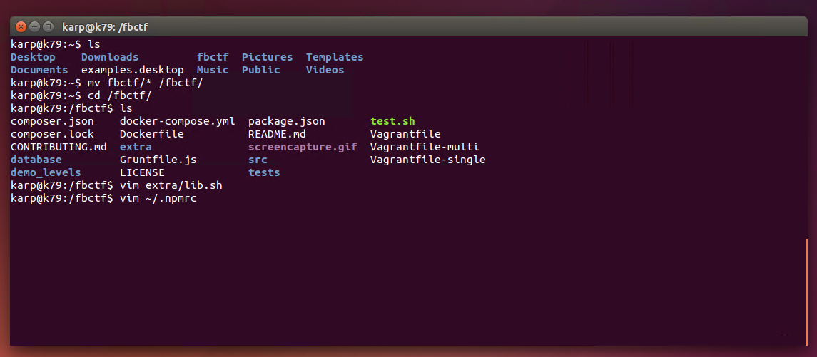 Ubuntu 14.04 LTS 下安装搭建 FBctf 平台 Ubuntu 14.04 LTS 下安装搭建 FBctf 平台