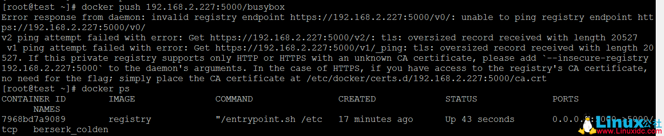 Docker 搭建私有仓库 Docker 搭建私有仓库