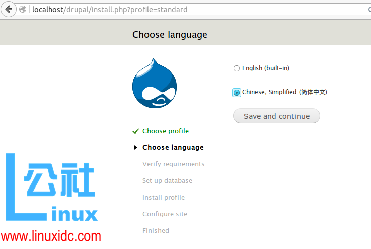 Linux 上 Drupal 安装教程