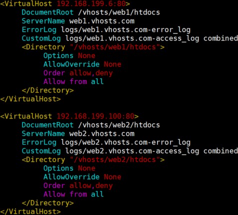 CentOS 6.9 配置 httpd-2.2.x 虚拟主机的三种方式