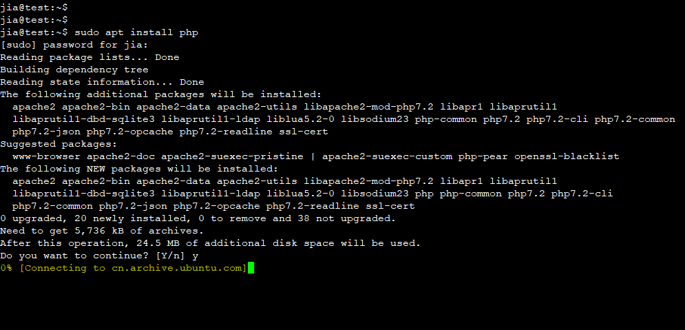 Ubuntu 18.04 部署 Web 平台(Apache+PHP 和 Nginx+PHP) Ubuntu 18.04 部署 Web 平台(Apache+PHP 和 Nginx+PHP)