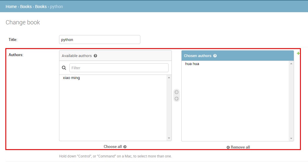 Django 之管理界面 Django 之管理界面