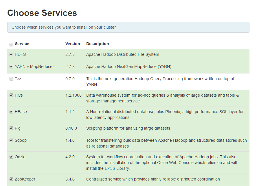 CentOS 7 安装 Ambari2.4.0 图文详解