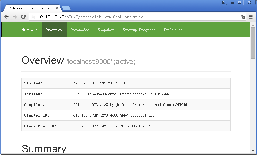 Hadoop 单节点 & 伪分布 安装札记 Hadoop 单节点 & 伪分布 安装札记