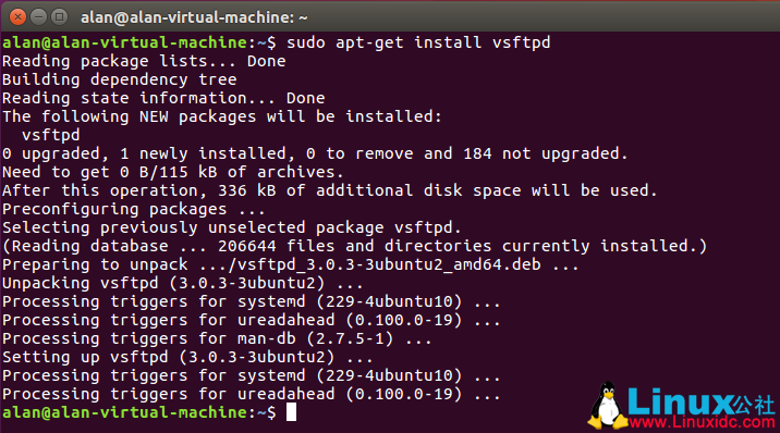 Ubuntu 16.04 下 vsftpd 安装配置实例 Ubuntu 16.04 下 vsftpd 安装配置实例