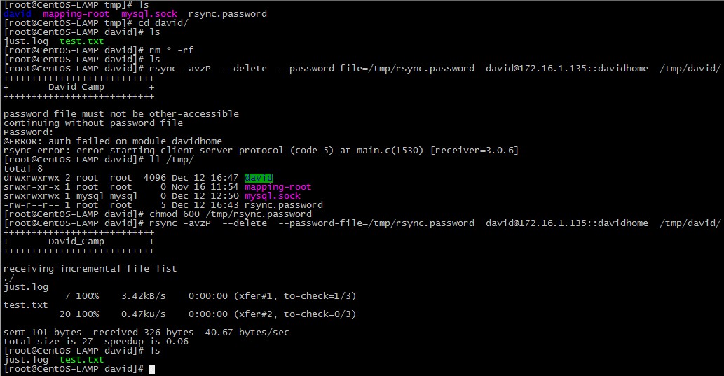 CentOS 6.3 下 rsync 服务器的安装与配置