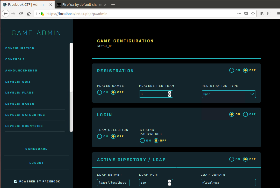 Ubuntu 14.04 LTS 下安装搭建 FBctf 平台 Ubuntu 14.04 LTS 下安装搭建 FBctf 平台