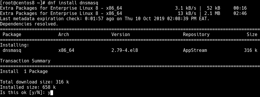 如何在 CentOS/RHEL 8/ 7 上使用 dnsmasq 部署 DNS/DHCP 服务器 如何在 CentOS/RHEL 8/ 7 上使用 dnsmasq 部署 DNS/DHCP 服务器